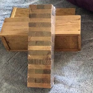 Tumbling Tower Wood Stacking Game